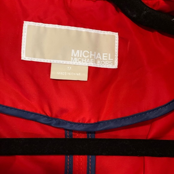 Michael Kors beautiful red spring jacket like new. - Picture 5 of 13